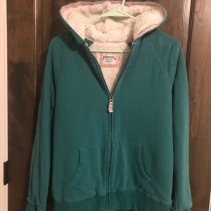 Johnny B (Boden) Sherpa hooded sweatshirt